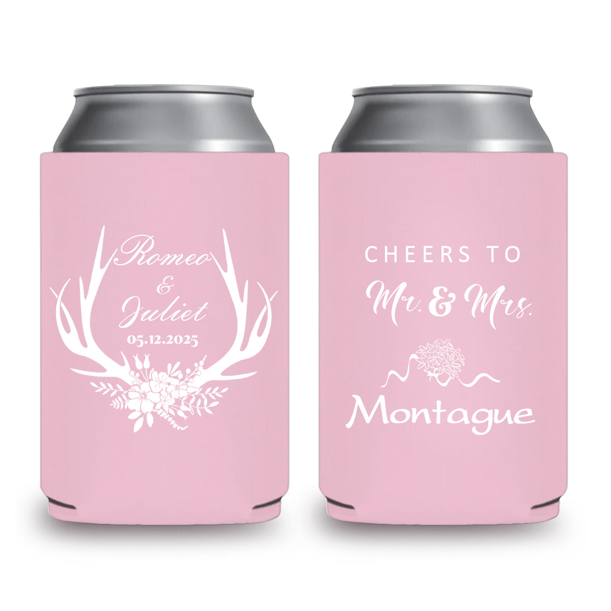 Custom Dog Drawing Can Coolers
