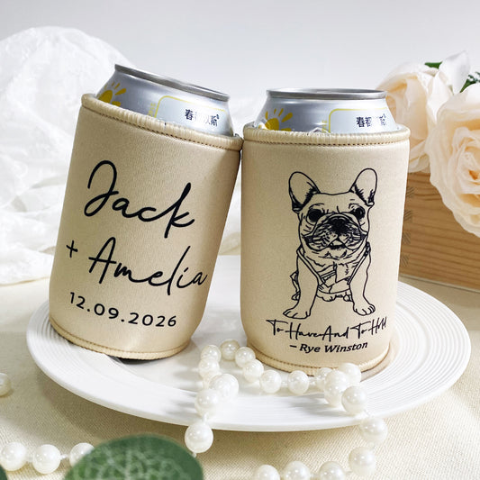 Custom Drawing Can Coolers